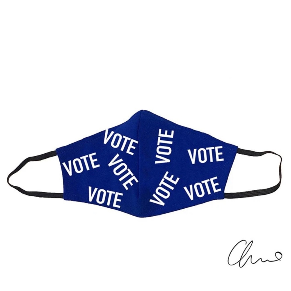 Authentic Christian Siriano “Vote” Facemask